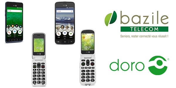 mobiles Doro - téléphones seniors - Doro 8035 - Bazile